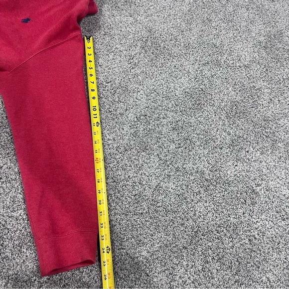 Polo Ralph Lauren Men’s Red Estate-Rib Quarter-Zip Pullover 100% Cotton Size XL - Picture 8 of 11